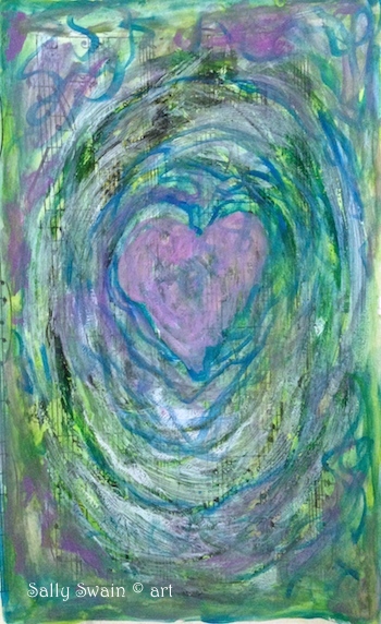 art heart paint Swain
